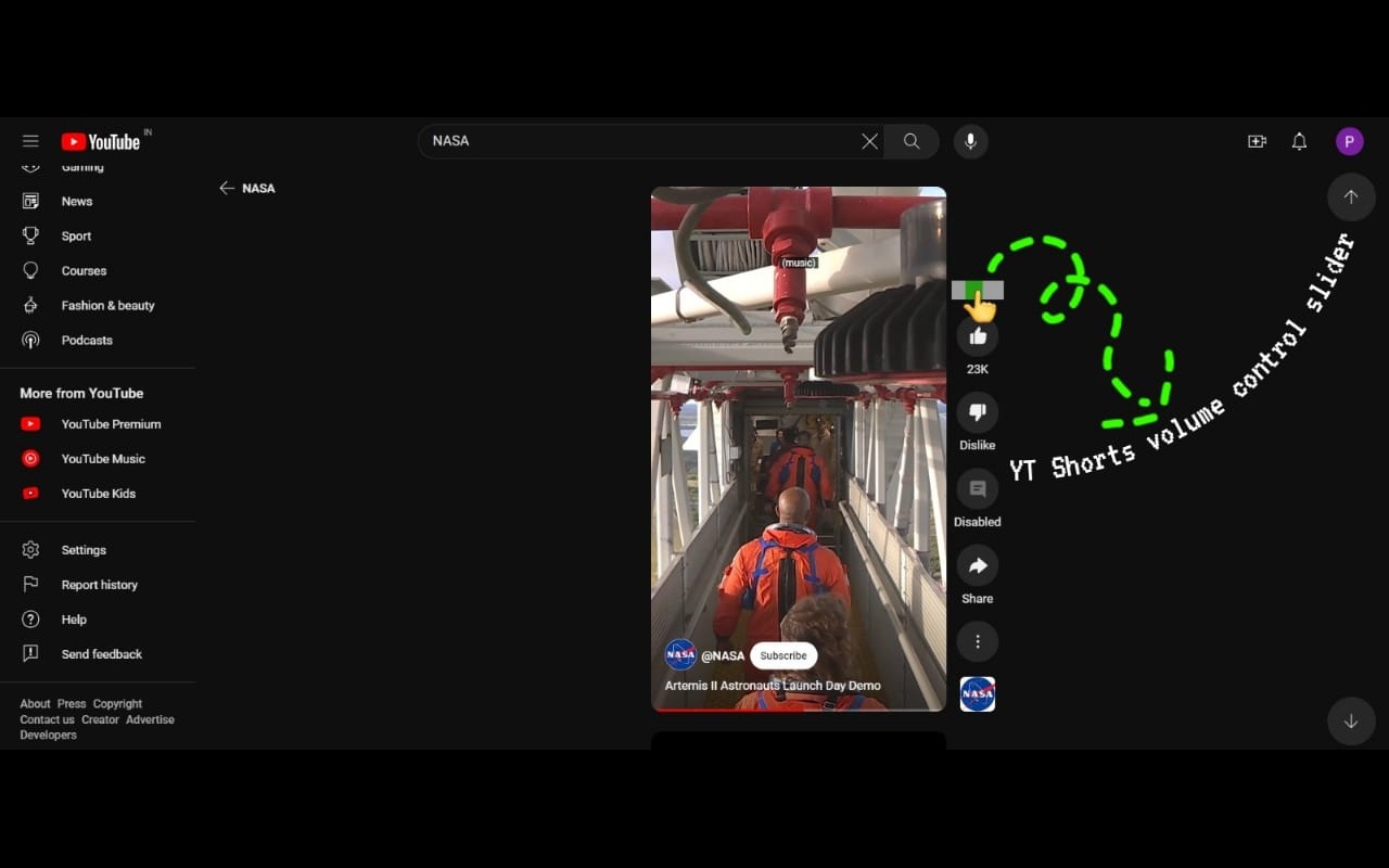 YouTube Shorts Progress & Volume Controller chrome谷歌浏览器插件_扩展第1张截图