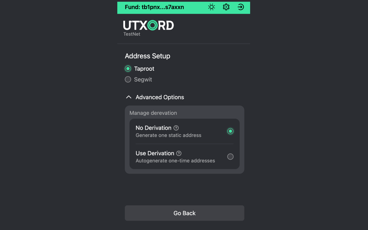UTXORD Wallet chrome谷歌浏览器插件_扩展第3张截图