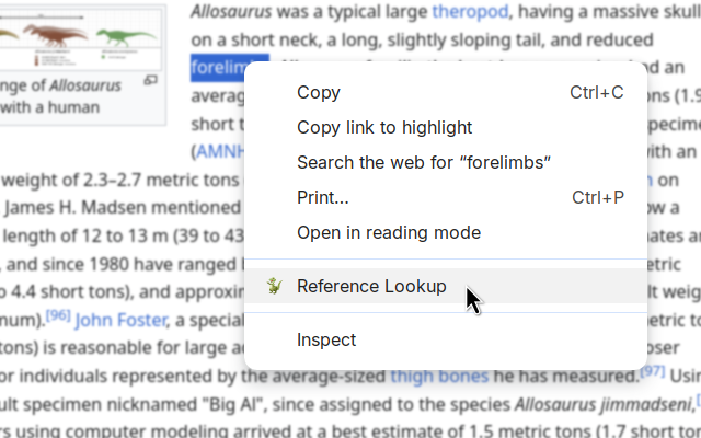 Dictionary, Thesaurus & Reference chrome谷歌浏览器插件_扩展第3张截图
