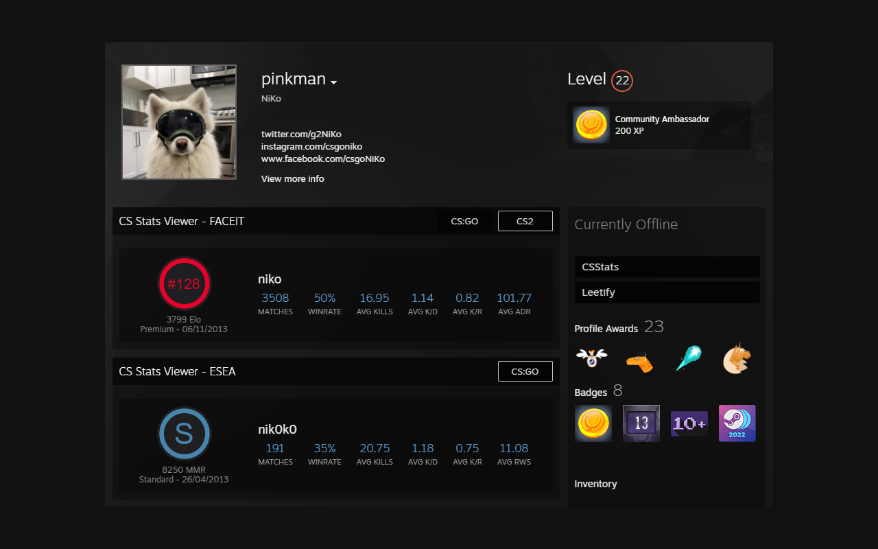 CS Stats Viewer chrome谷歌浏览器插件_扩展第4张截图