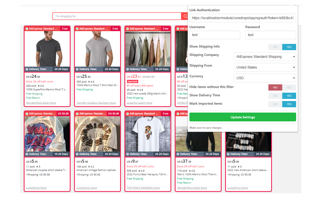 AT Dropshipping chrome谷歌浏览器插件_扩展第1张截图
