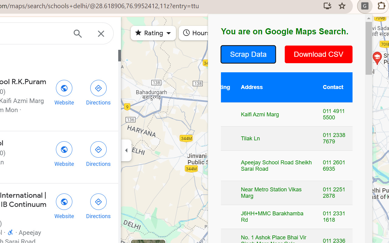 Google Maps Search Checker chrome谷歌浏览器插件_扩展第3张截图