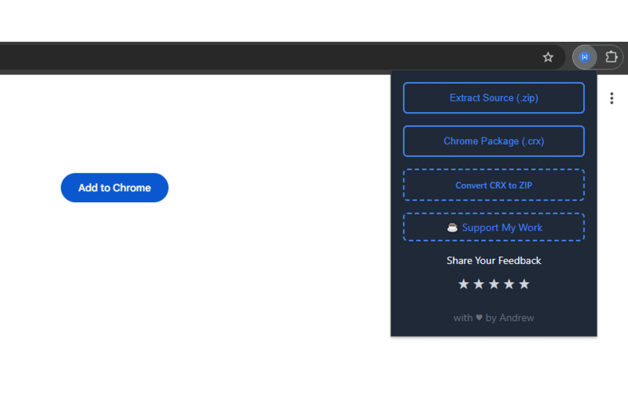 Chrome Extension Downloader (CRX & ZIP) chrome谷歌浏览器插件_扩展第1张截图