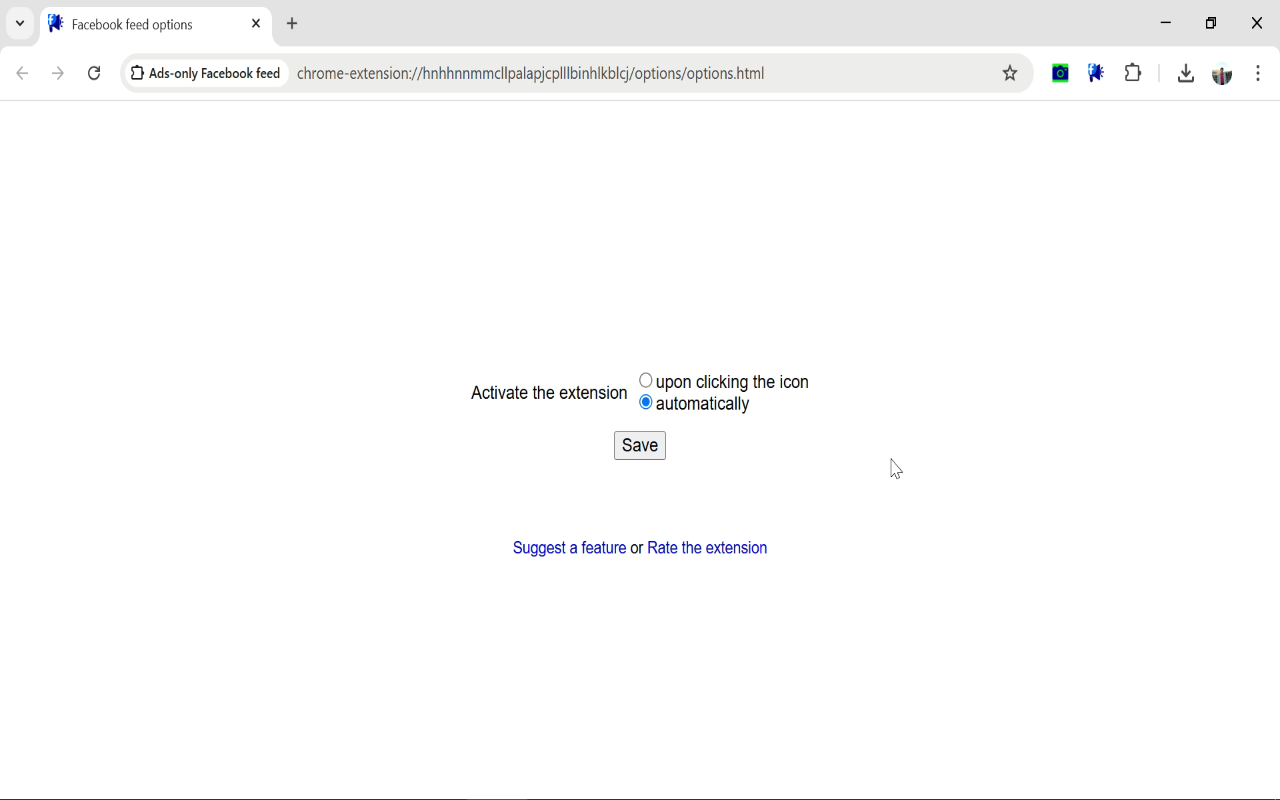 Ads-only Facebook feed chrome谷歌浏览器插件_扩展第4张截图
