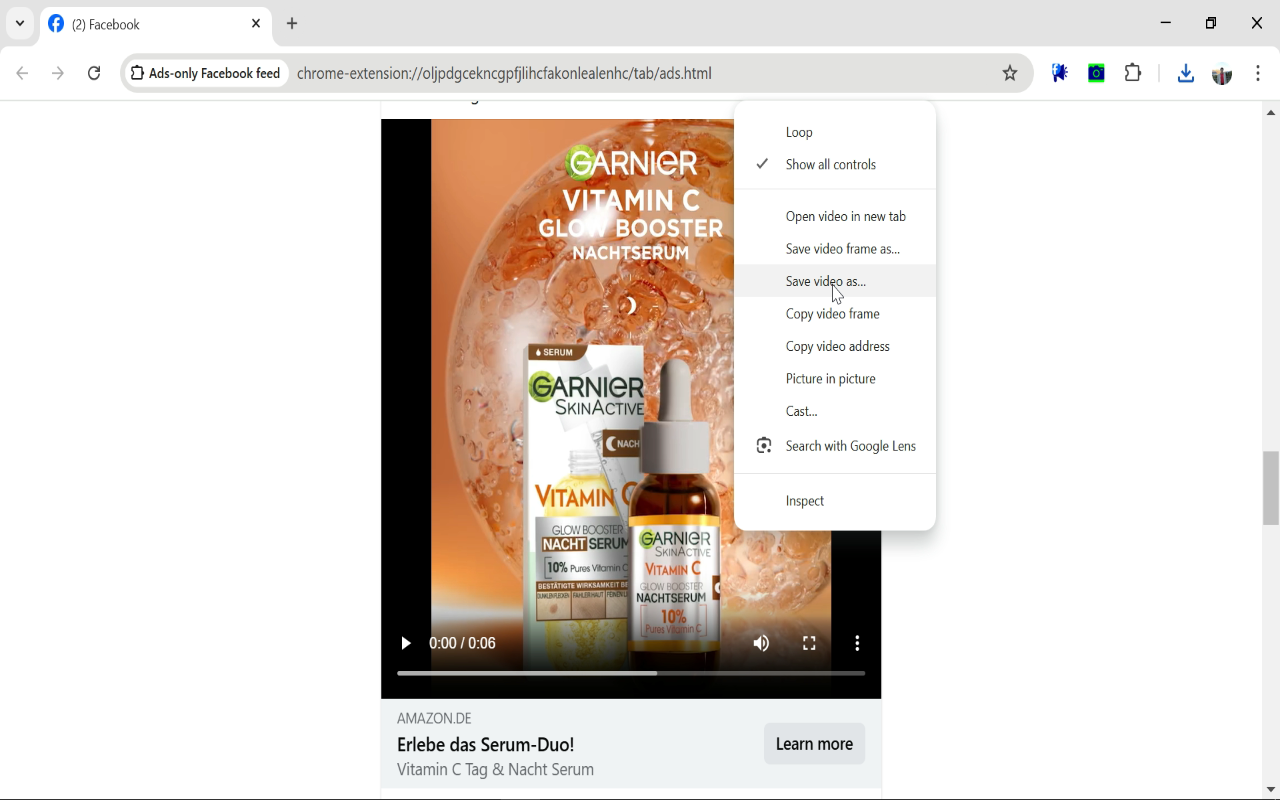 Ads-only Facebook feed chrome谷歌浏览器插件_扩展第5张截图