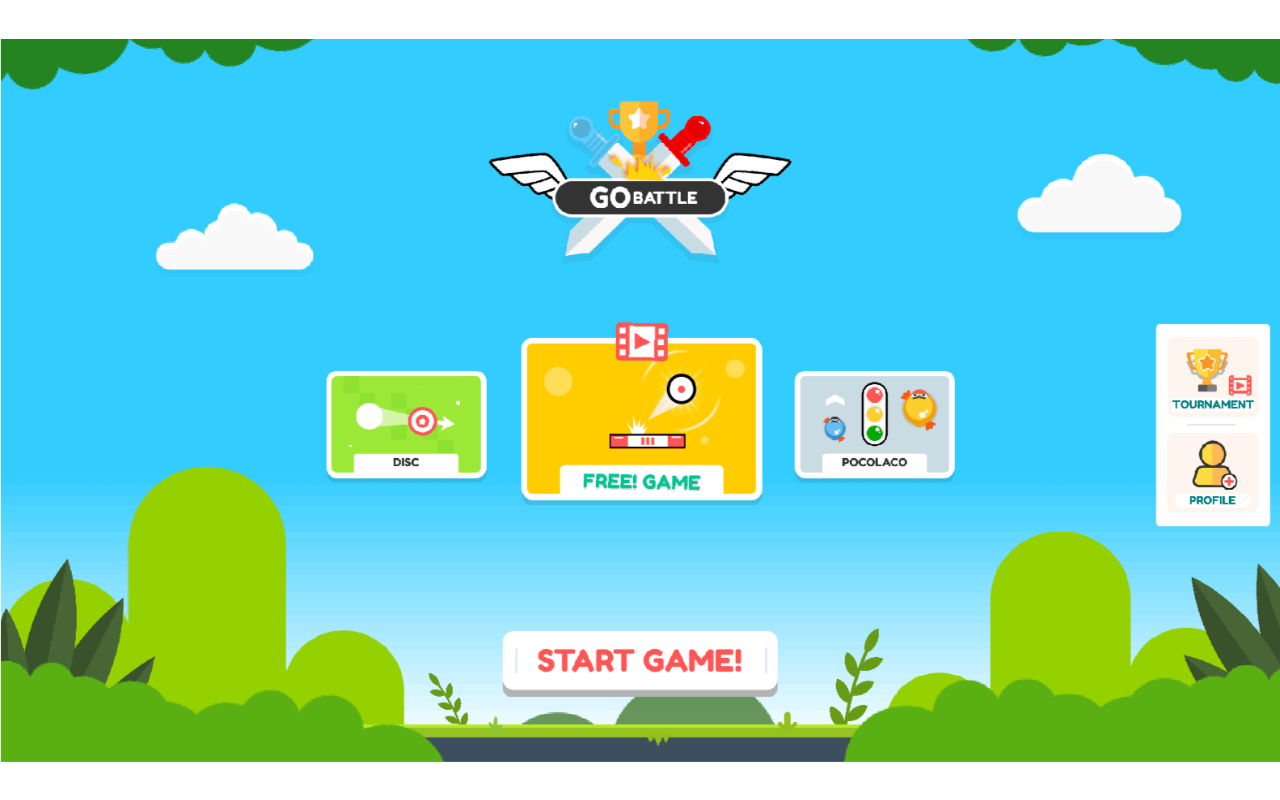 Gobattle 2 游戏 - 参与疯狂的街机迷你游戏！ chrome谷歌浏览器插件_扩展第5张截图