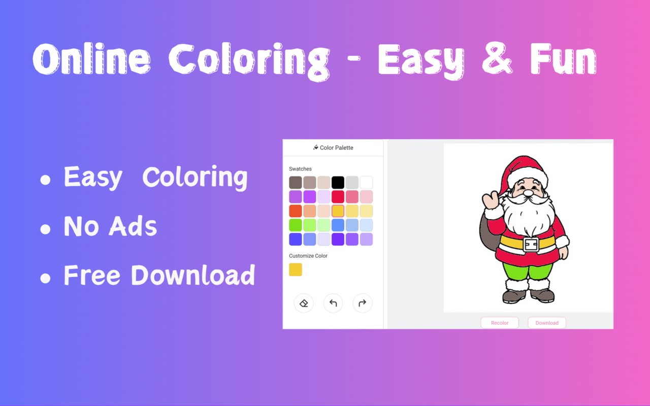 在线填色 - 简单有趣 chrome谷歌浏览器插件_扩展第2张截图