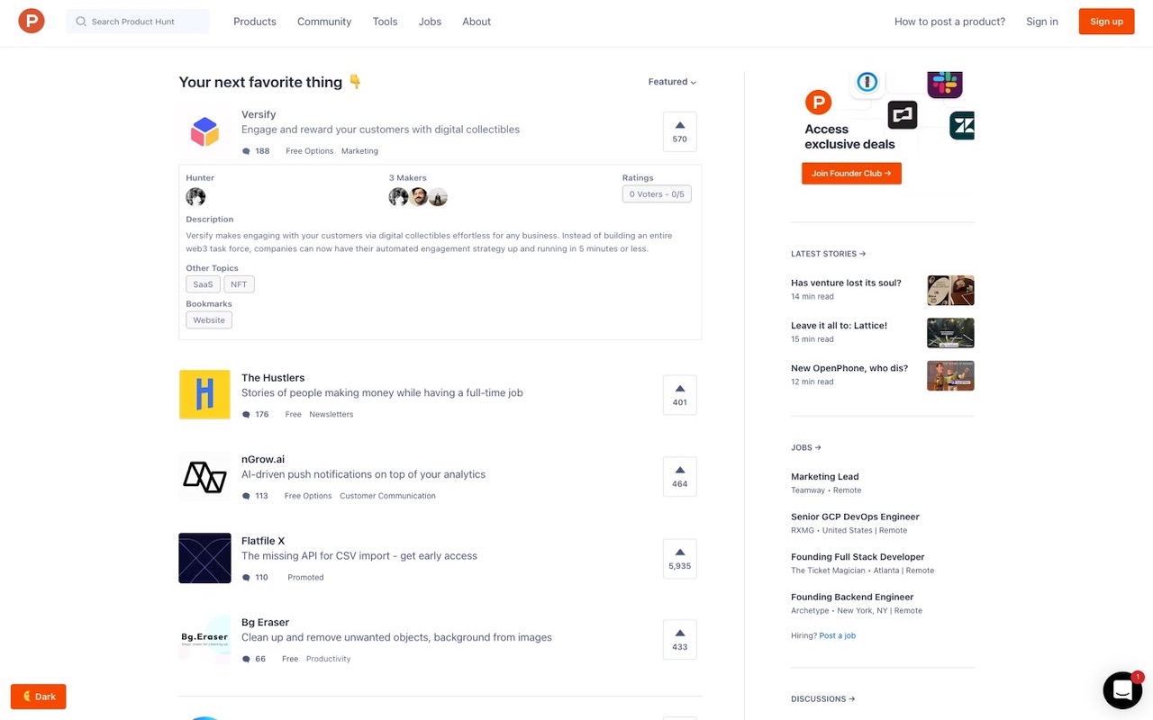My Product Hunt chrome谷歌浏览器插件_扩展第1张截图