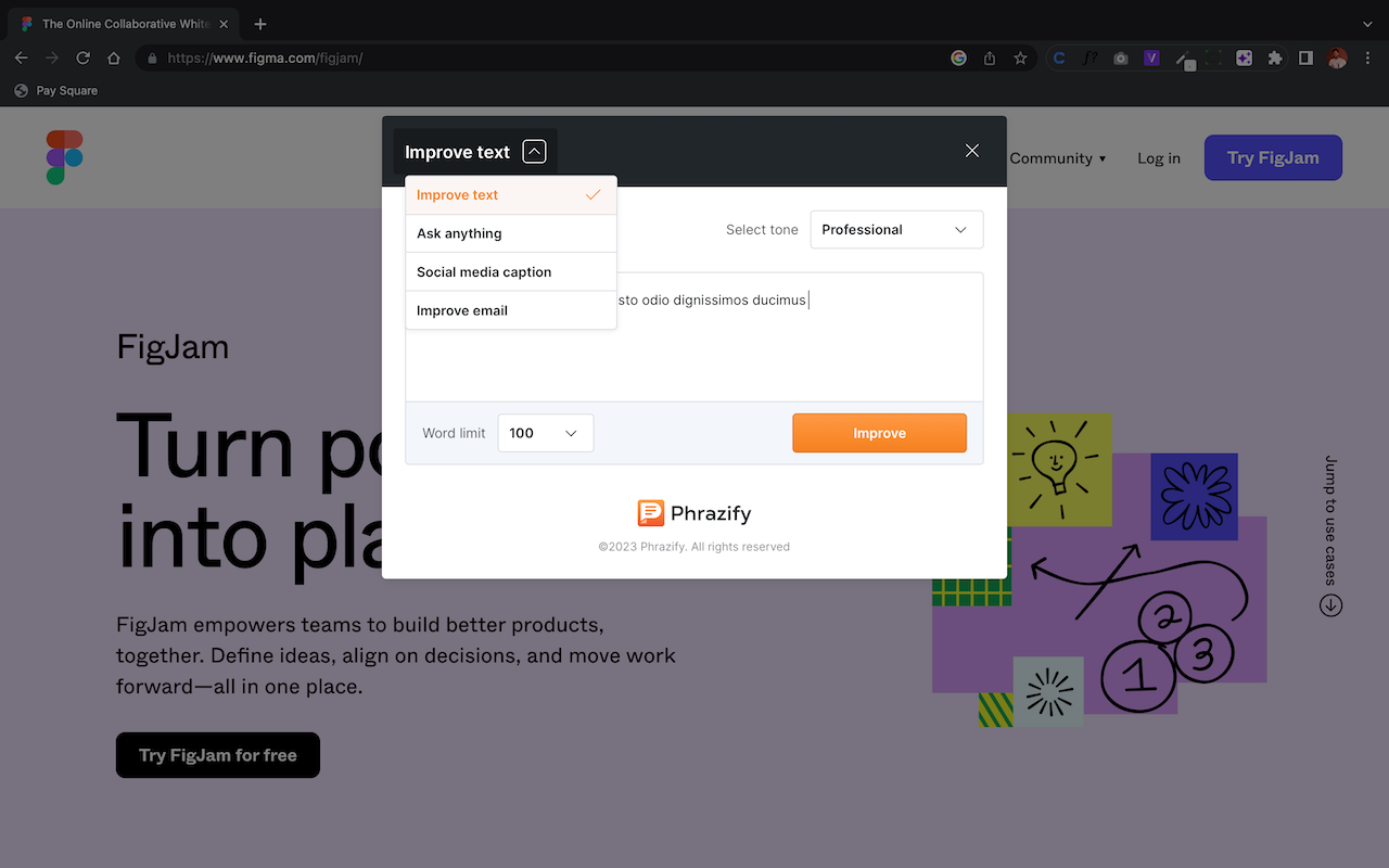 Phrazify chrome谷歌浏览器插件_扩展第3张截图