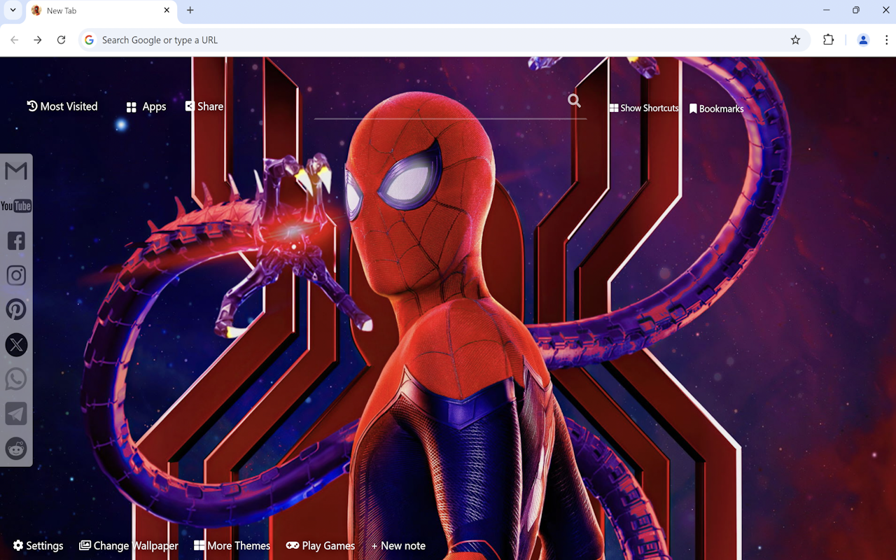 Spider-Man: No Way Home Wallpaper chrome谷歌浏览器插件_扩展第1张截图