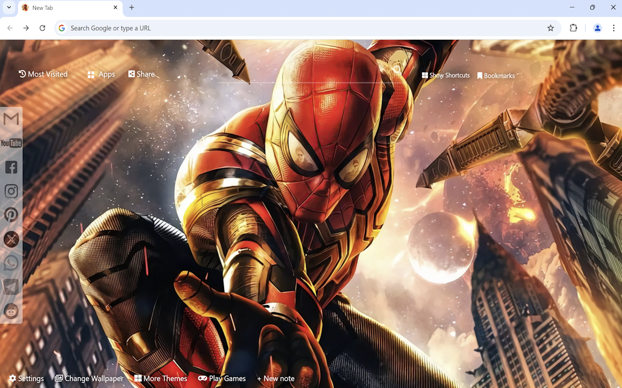 Spider-Man: No Way Home Wallpaper chrome谷歌浏览器插件_扩展第2张截图
