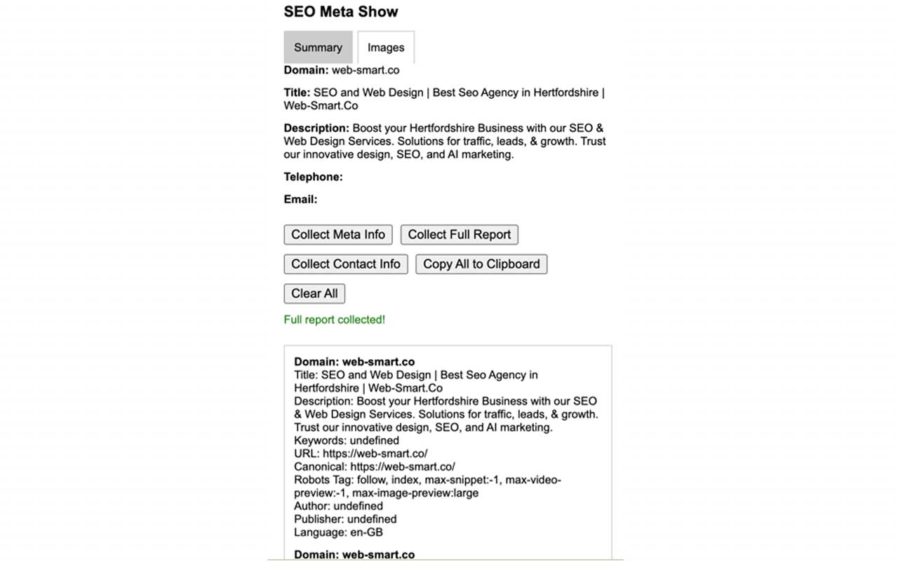 Ai SEO Meta Show chrome谷歌浏览器插件_扩展第1张截图