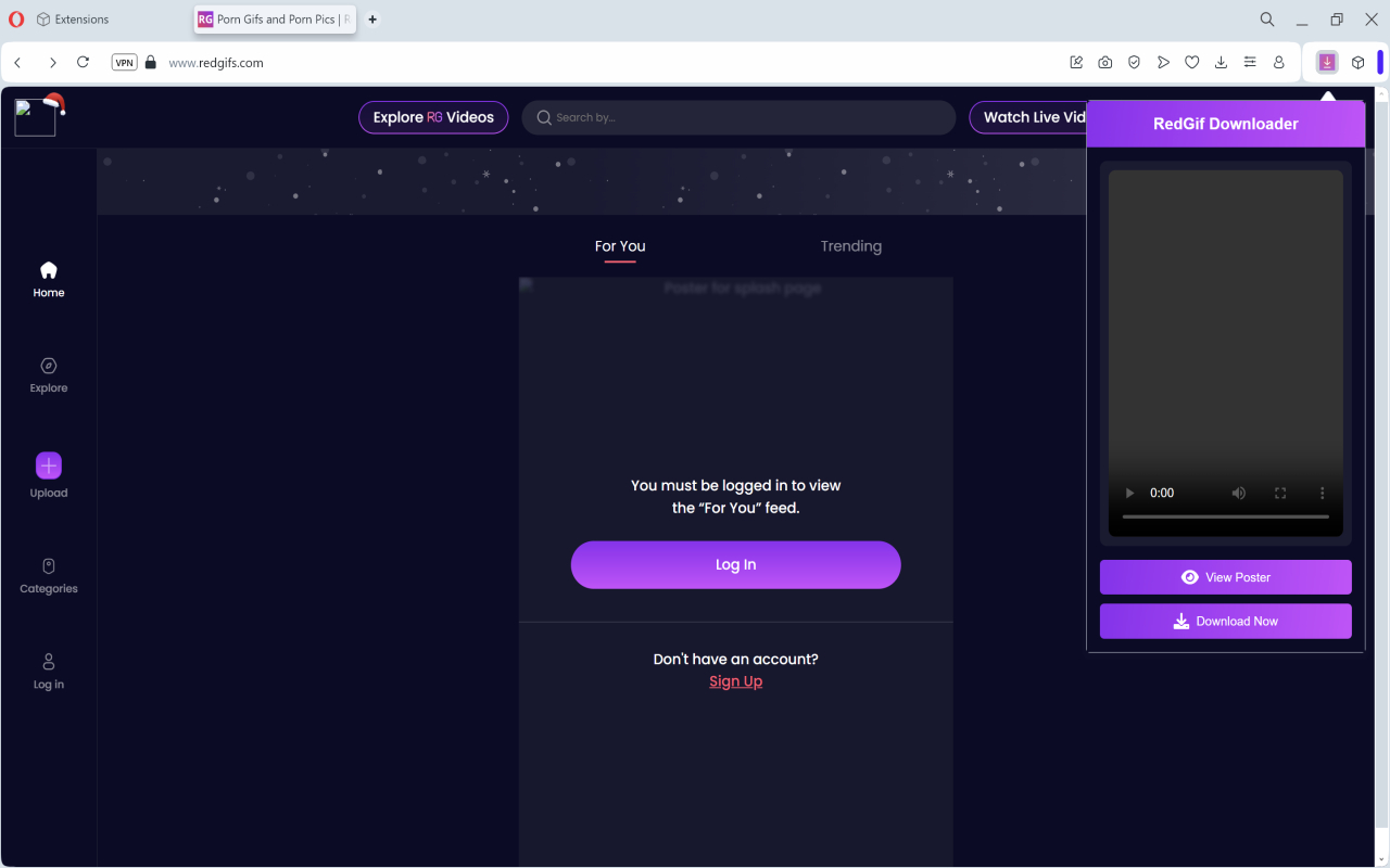 RedGif Downloader chrome谷歌浏览器插件_扩展第1张截图