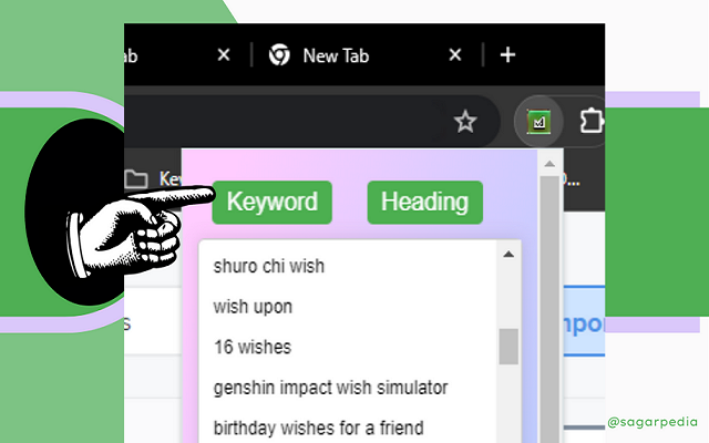 Keyword Copier chrome谷歌浏览器插件_扩展第1张截图