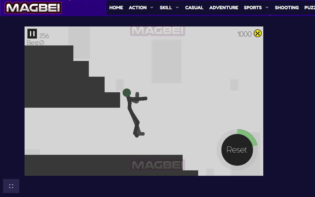 Stickman Dismount Unblocked ☠ [Ragdoll Game] Launcher 🎮 chrome谷歌浏览器插件_扩展第1张截图