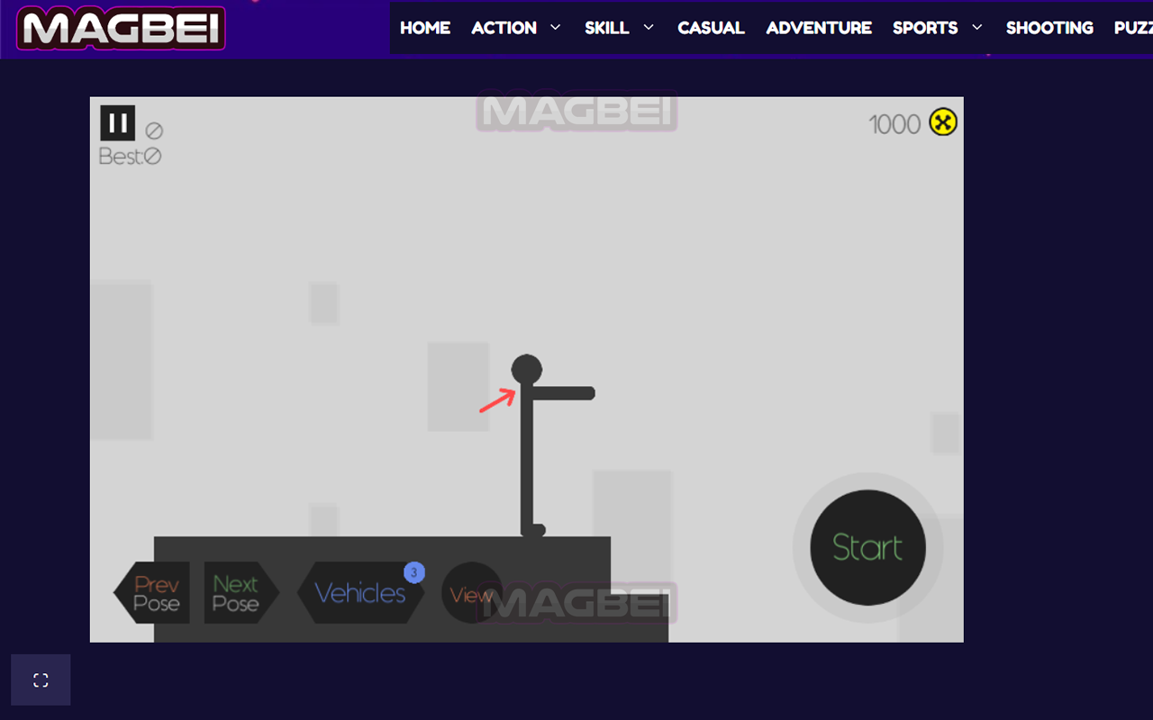 Stickman Dismount Unblocked ☠ [Ragdoll Game] Launcher 🎮 chrome谷歌浏览器插件_扩展第2张截图