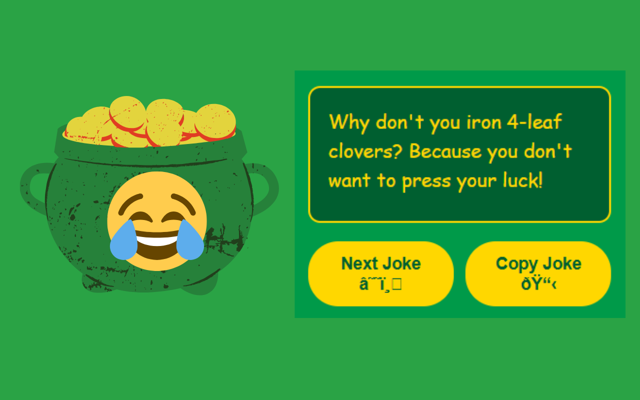 Saint Patrick's Day Jokes chrome谷歌浏览器插件_扩展第1张截图