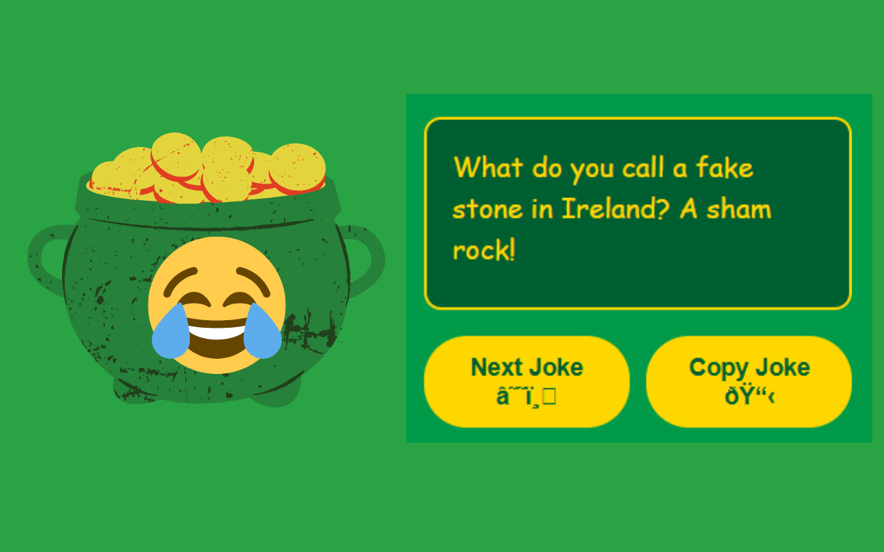 Saint Patrick's Day Jokes chrome谷歌浏览器插件_扩展第3张截图