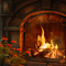 Cat Fireplace Live Wallpaper