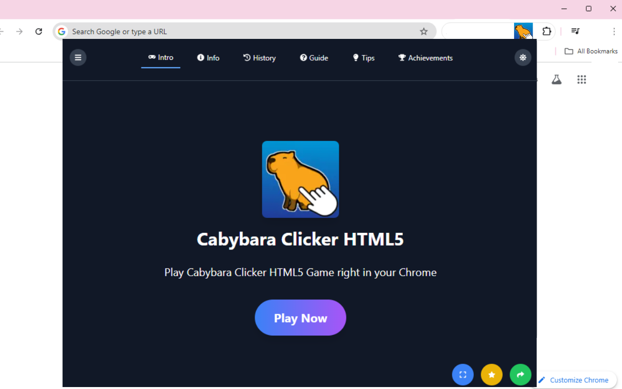 Cabybara Clicker HTML5 chrome谷歌浏览器插件_扩展第1张截图