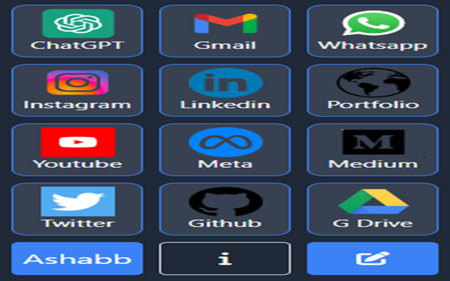 SMS - Social Media Shortcut by ASHABB chrome谷歌浏览器插件_扩展第1张截图