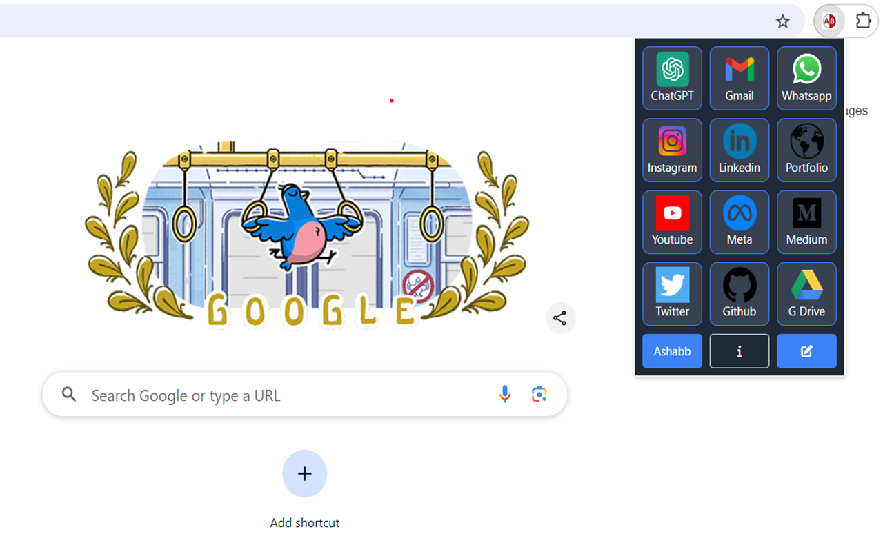 SMS - Social Media Shortcut by ASHABB chrome谷歌浏览器插件_扩展第3张截图