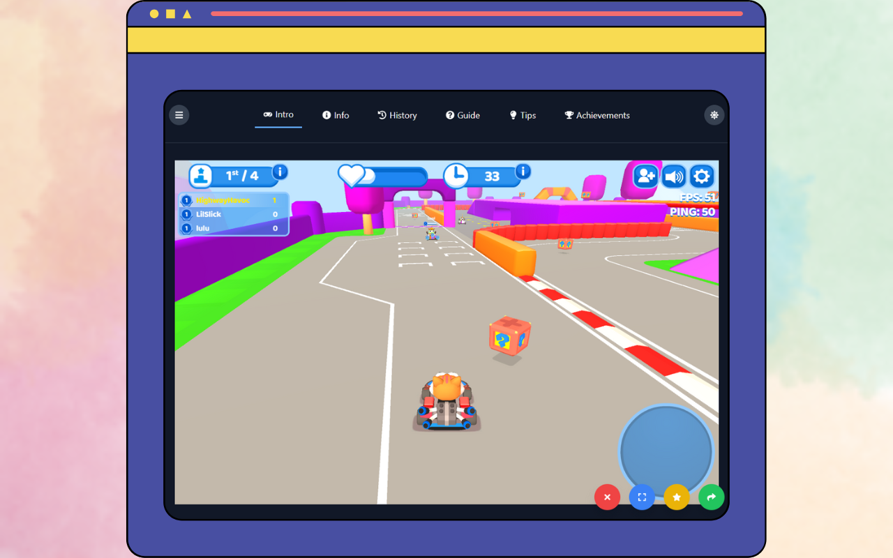 Smash Karts Unblocked Game chrome谷歌浏览器插件_扩展第3张截图