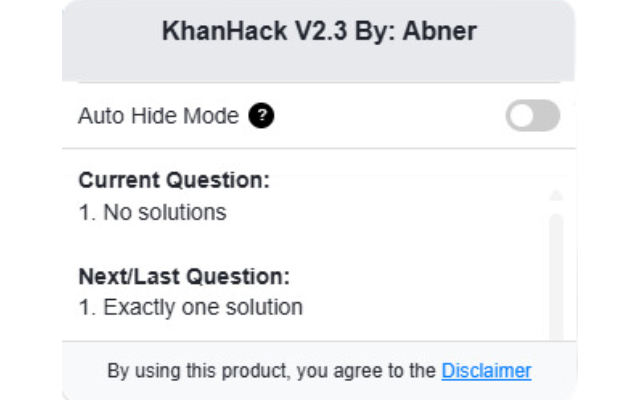 KhanHack chrome谷歌浏览器插件_扩展第2张截图