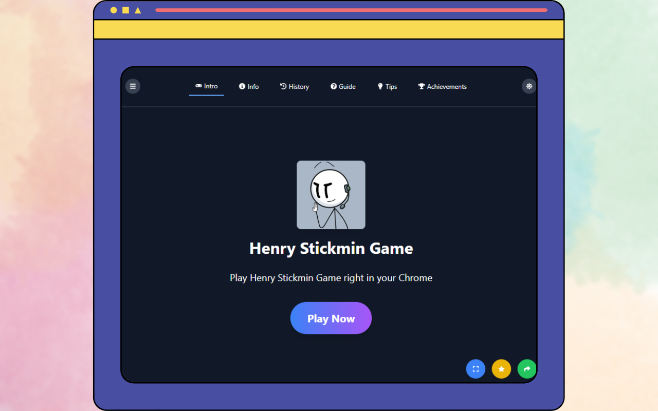 Henry Stickmin Game chrome谷歌浏览器插件_扩展第1张截图