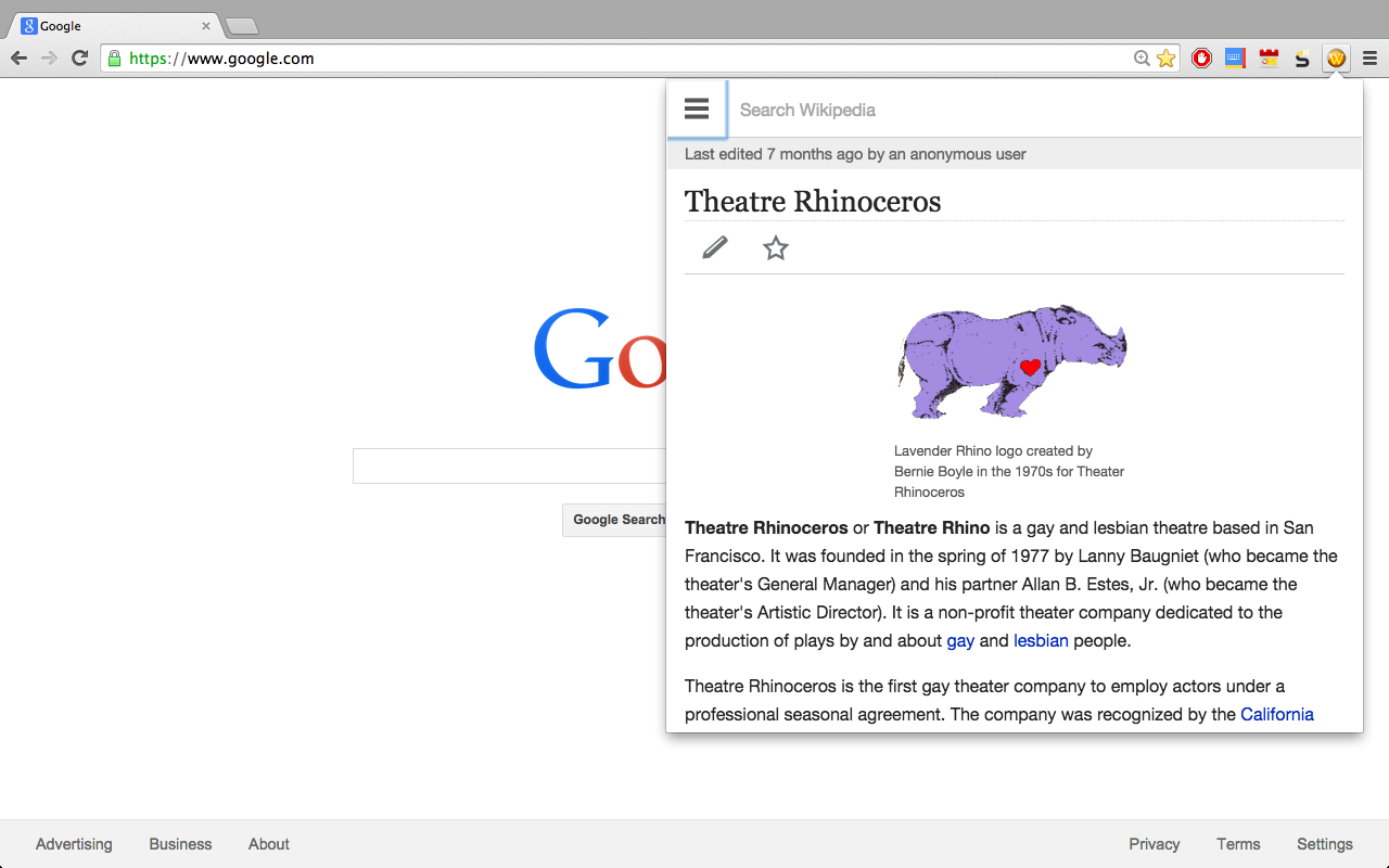 Random Wiki Tab chrome谷歌浏览器插件_扩展第2张截图