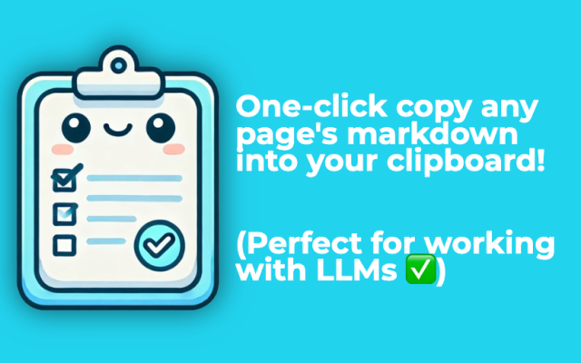 Markie – One-Click Webpage to Markdown chrome谷歌浏览器插件_扩展第1张截图