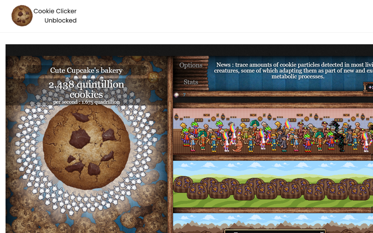 Cookie Clicker Unblocked chrome谷歌浏览器插件_扩展第2张截图