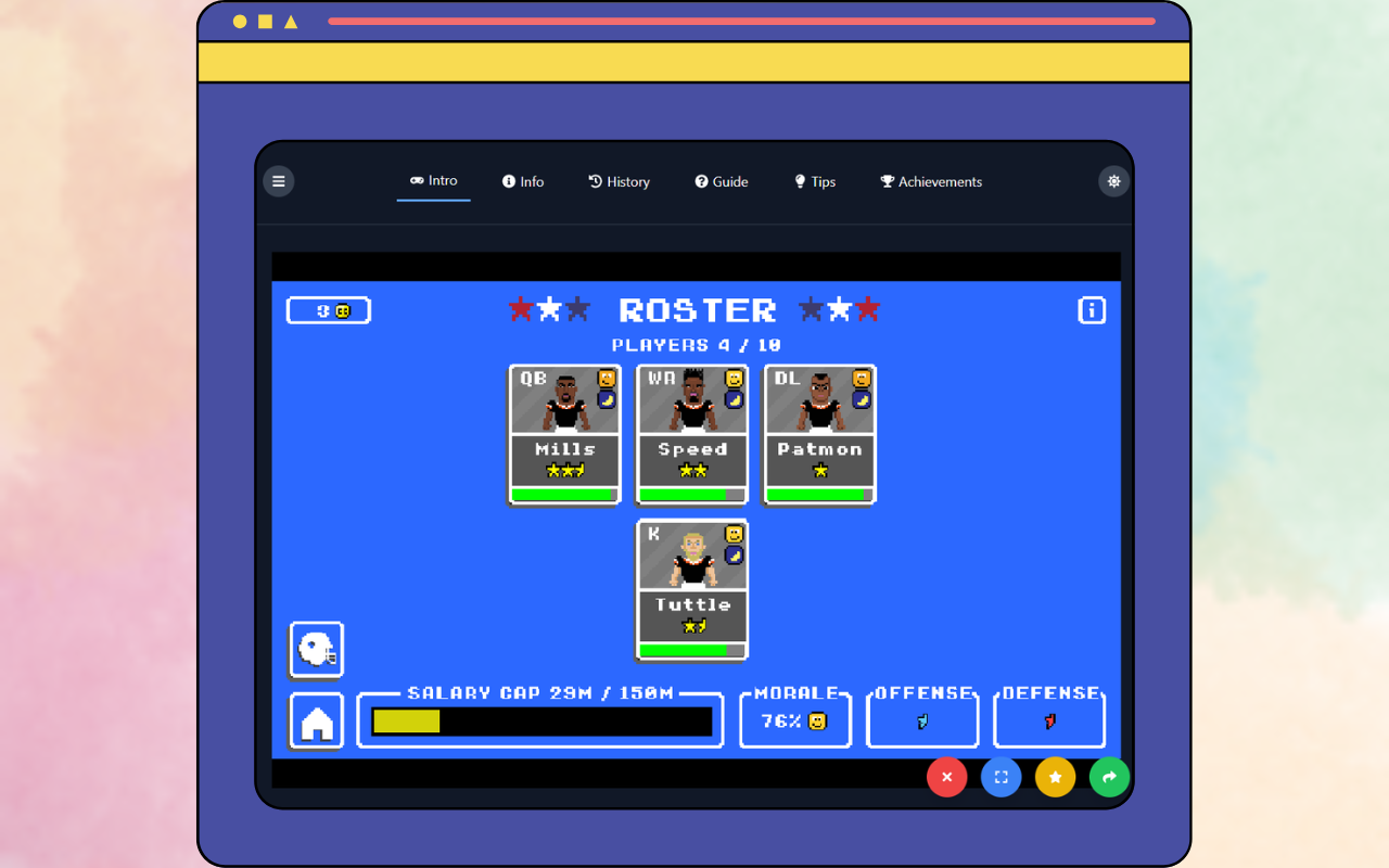 Retro Bowl 3kh0 Unblocked Game chrome谷歌浏览器插件_扩展第2张截图