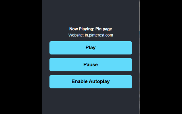 AutoPlay and Media Control chrome谷歌浏览器插件_扩展第2张截图