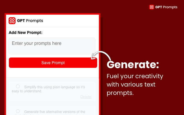 GPTPrompt chrome谷歌浏览器插件_扩展第3张截图