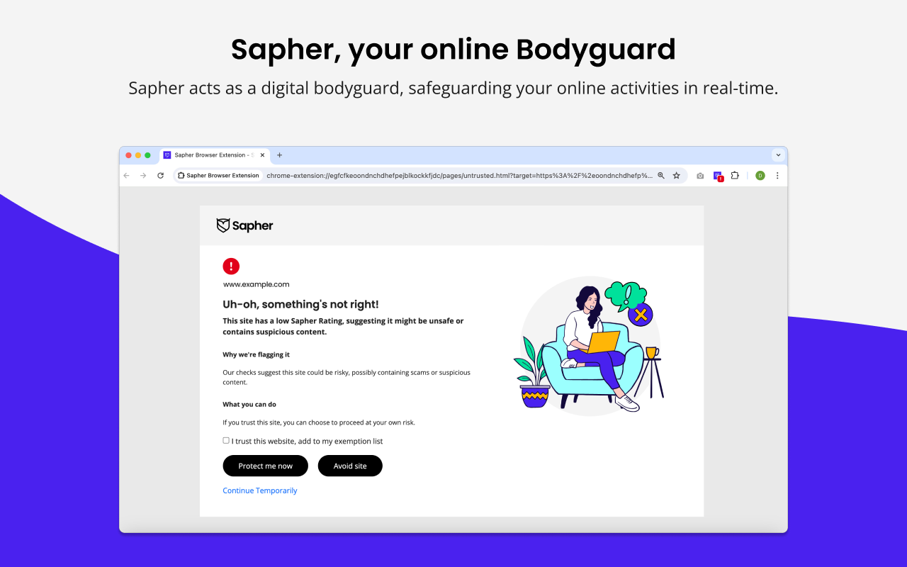 Sapher Browser Extension chrome谷歌浏览器插件_扩展第1张截图