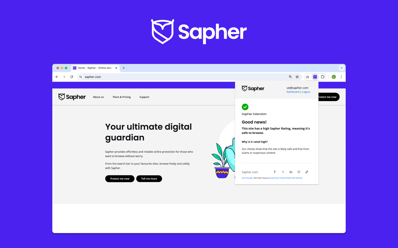 Sapher Browser Extension chrome谷歌浏览器插件_扩展第4张截图
