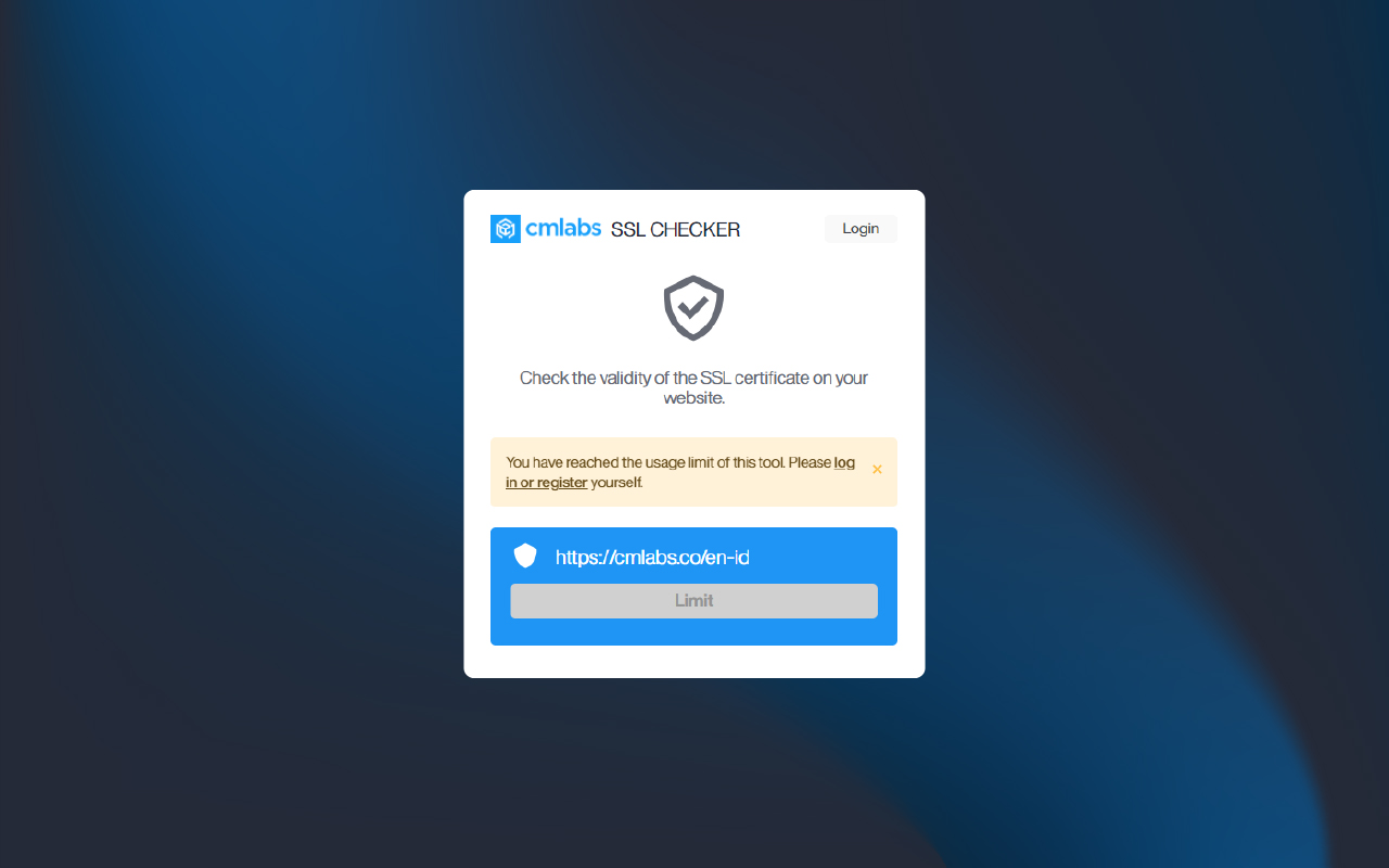 SSL Checker - cmlabs SEO Tools chrome谷歌浏览器插件_扩展第1张截图
