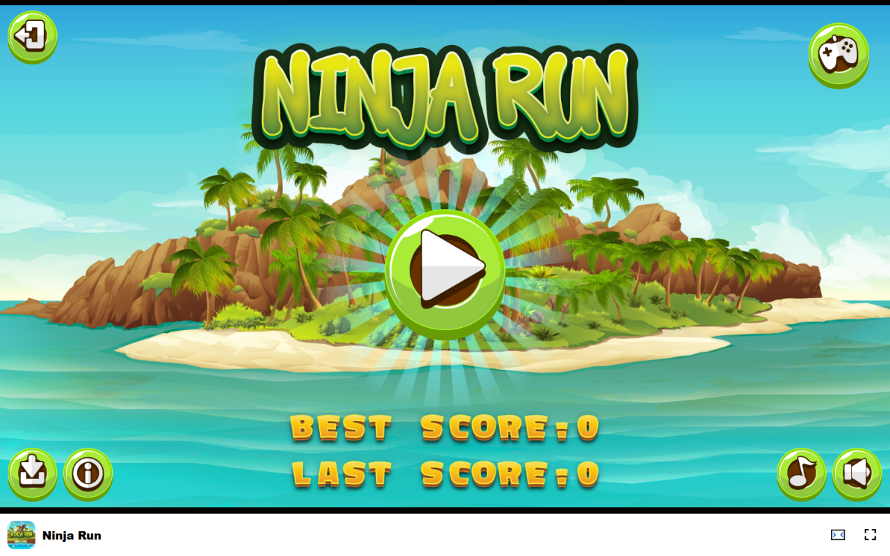 Ninja Run 在浏览器中游戏 - 免费且离线可用 chrome谷歌浏览器插件_扩展第4张截图