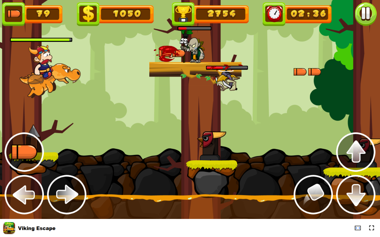 Viking Escape 在浏览器中游戏 - 免费且离线可用 chrome谷歌浏览器插件_扩展第2张截图