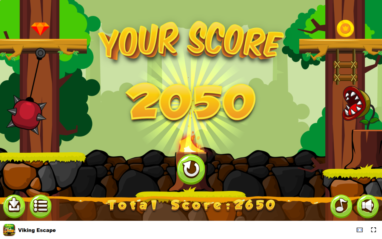 Viking Escape 在浏览器中游戏 - 免费且离线可用 chrome谷歌浏览器插件_扩展第4张截图