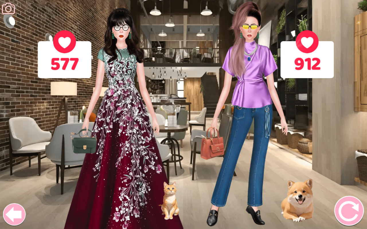 Glamgirmakeover 在浏览器中游戏 - 免费且离线可用 chrome谷歌浏览器插件_扩展第3张截图