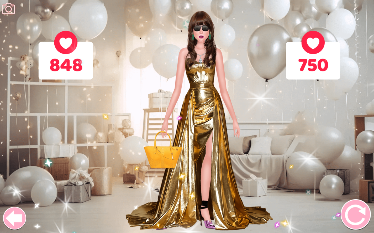 Glamgirmakeover 在浏览器中游戏 - 免费且离线可用 chrome谷歌浏览器插件_扩展第4张截图