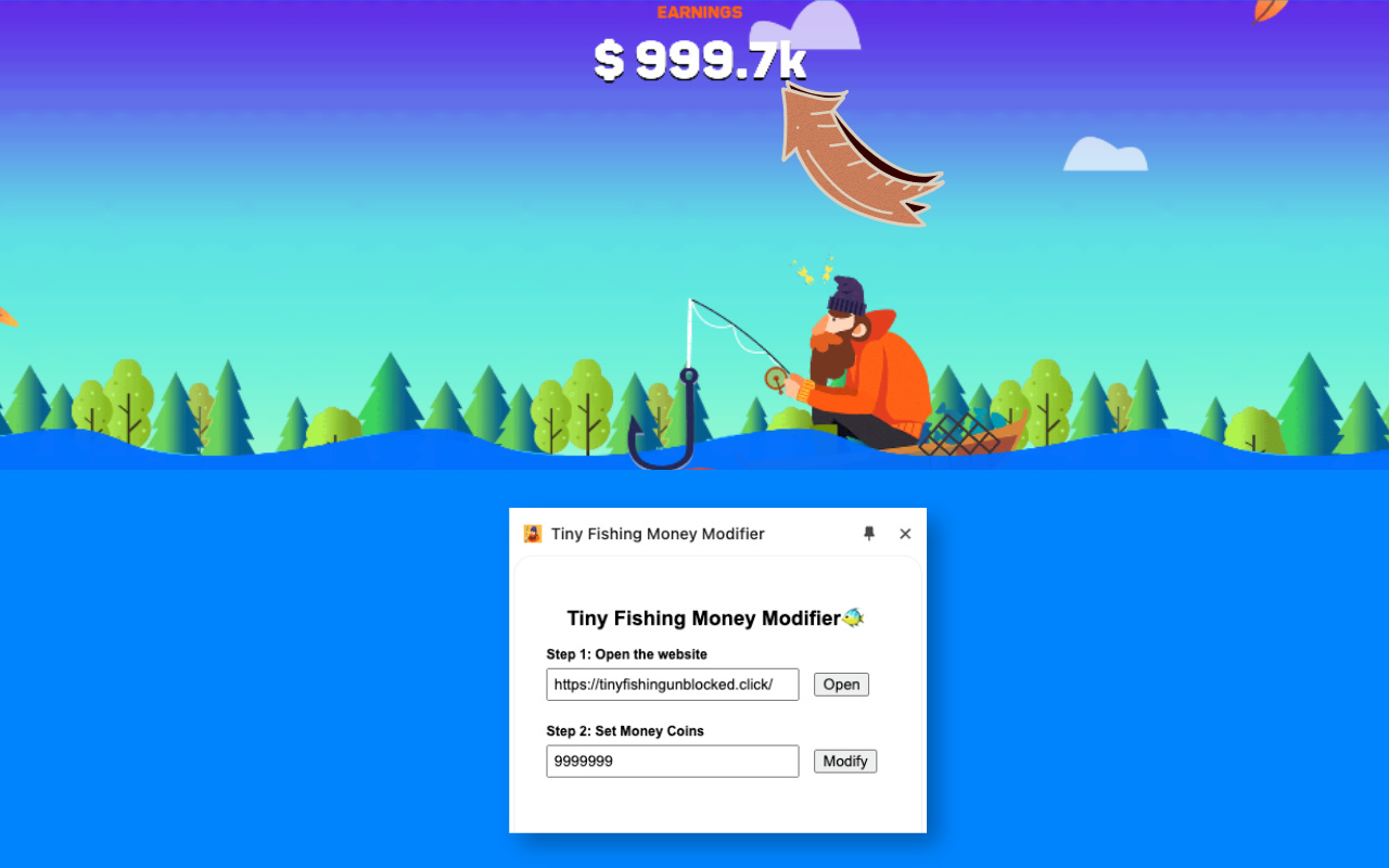 Tiny Fishing Money Modifier chrome谷歌浏览器插件_扩展第1张截图
