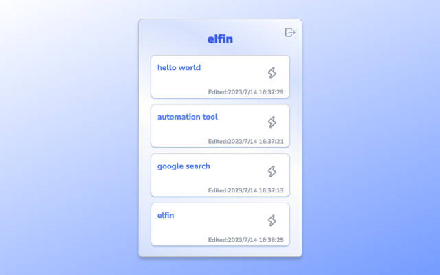 elfin - browser automation tool chrome谷歌浏览器插件_扩展第1张截图