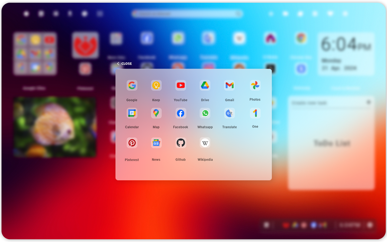 Saturn IOS/Android like Start Page chrome谷歌浏览器插件_扩展第4张截图