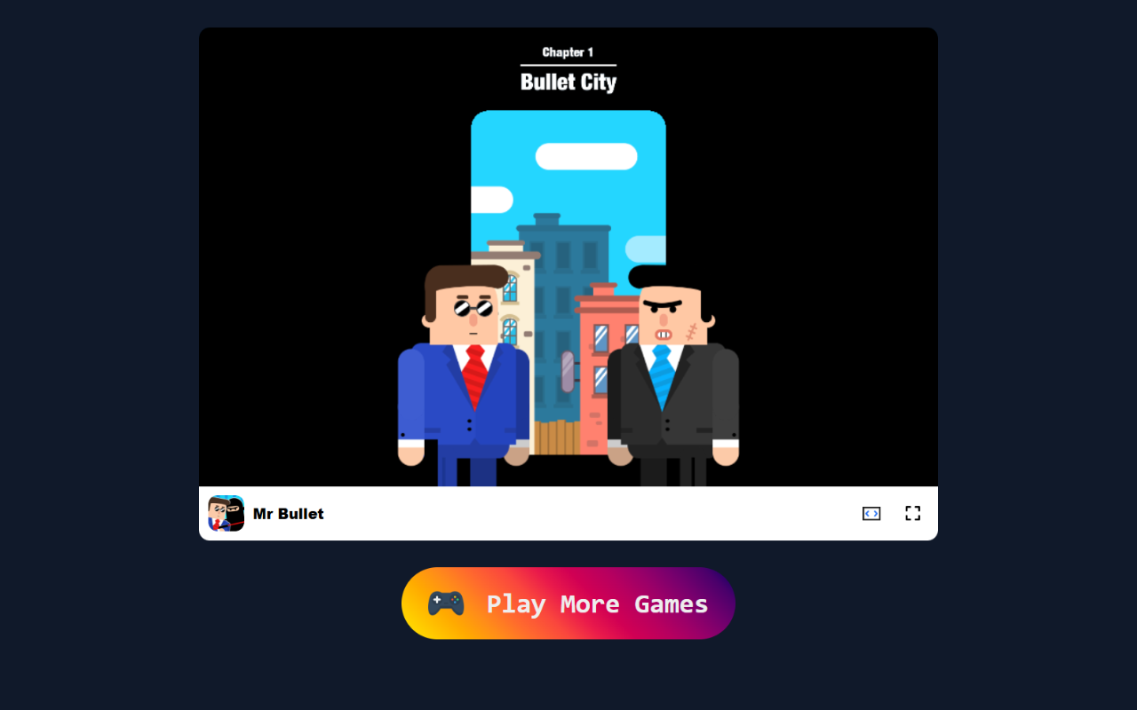 Mr Bullet 游戏 - 通过战略射击掌握物理难题！ chrome谷歌浏览器插件_扩展第2张截图