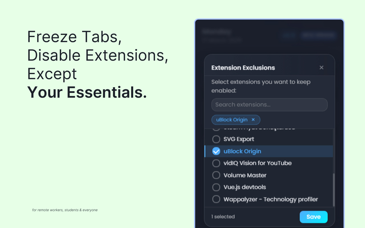 Browster: Tab Freezer & Memory Optimizer for Chrome chrome谷歌浏览器插件_扩展第2张截图