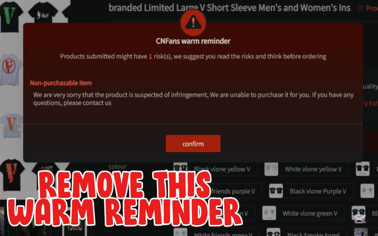 CNFans Plus- Remove warm reminder chrome谷歌浏览器插件_扩展第2张截图