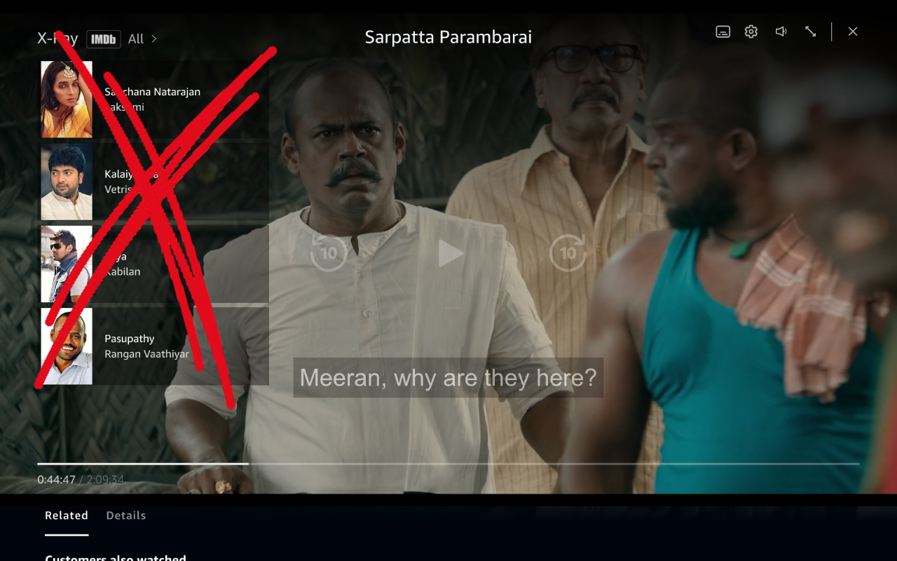 X-Ray Hider for Amazon Prime Video chrome谷歌浏览器插件_扩展第2张截图